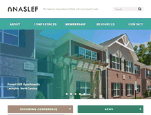 Tablet Screenshot of naslef.org